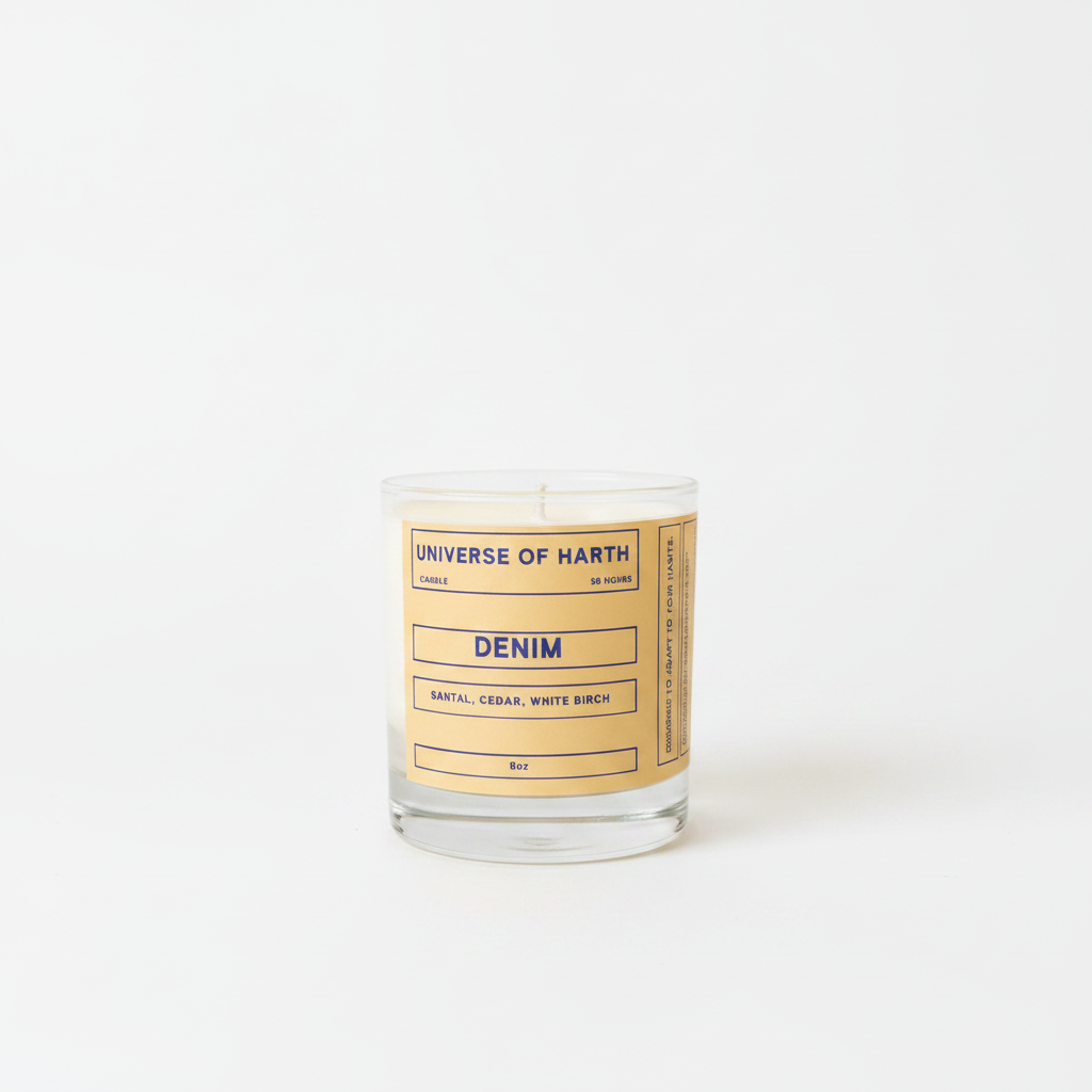 Denim Candle