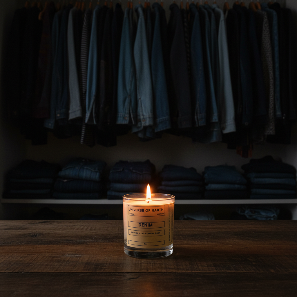 Denim Candle